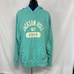 Teal Jackson Hole Hoodie